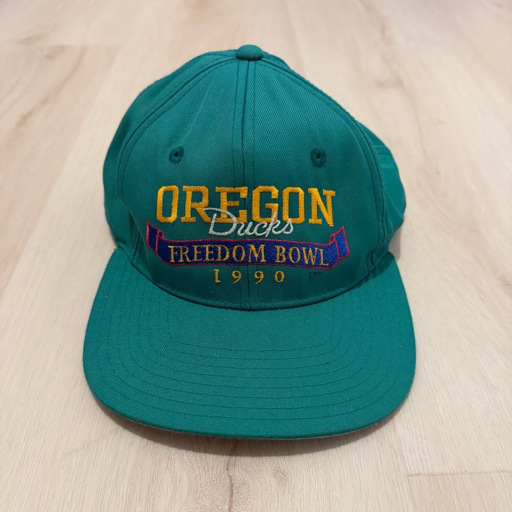 oregon ducks vintage green snapback hat